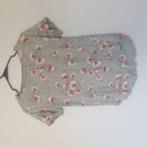 Maurices Sage Green Floral Top